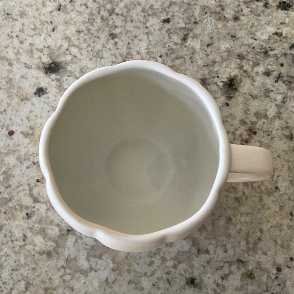 Pottery Barn Pumpkin Shaped Stoneware Mug - Picture 2 of 4
